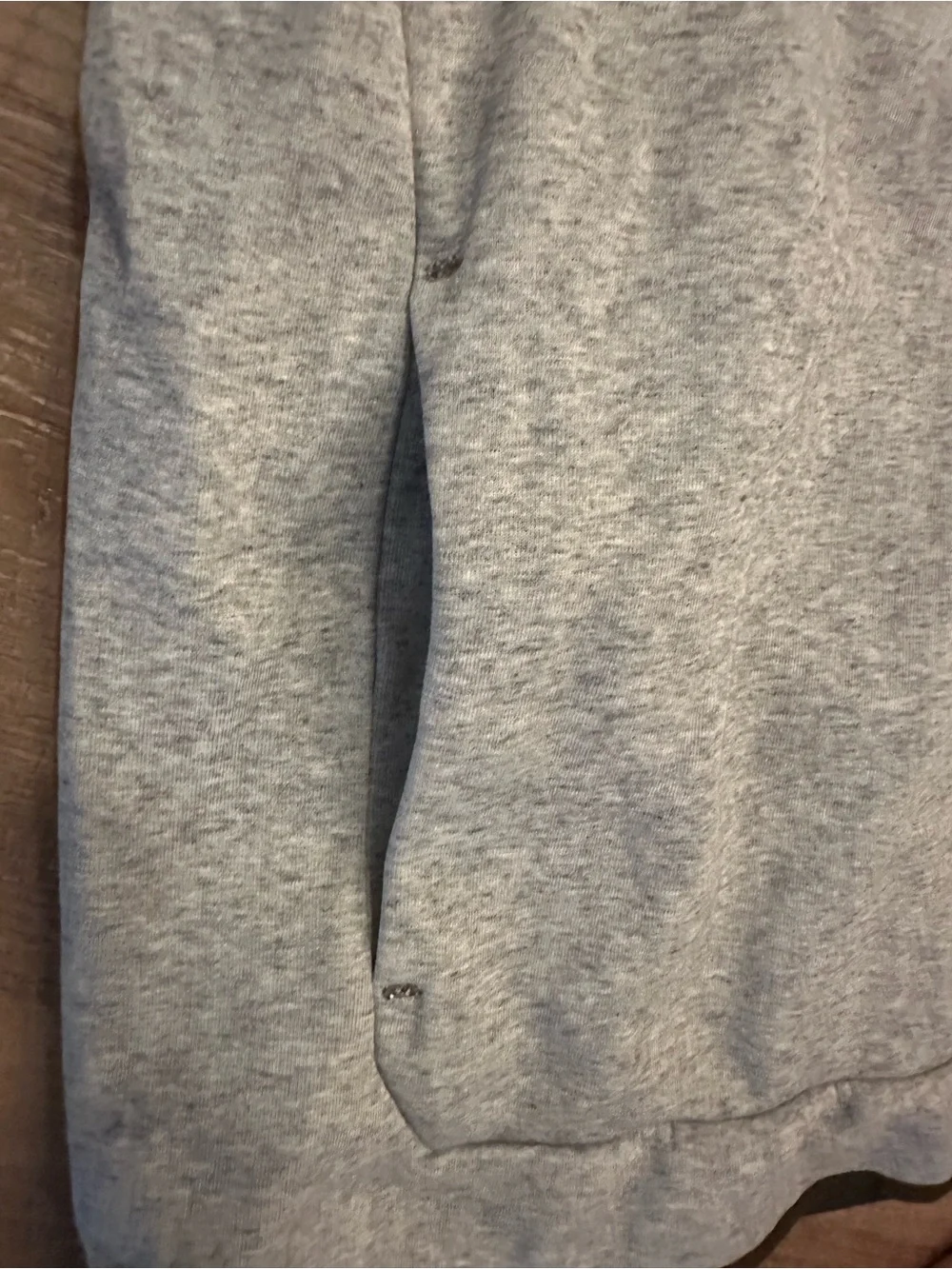 Nike Gray Quarter-Zip Pullover Sweatshirt